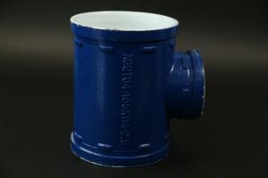 China XGQT04-165x114-2.5 blue Lined Pipe Fittings Corrosion Resistance on sale