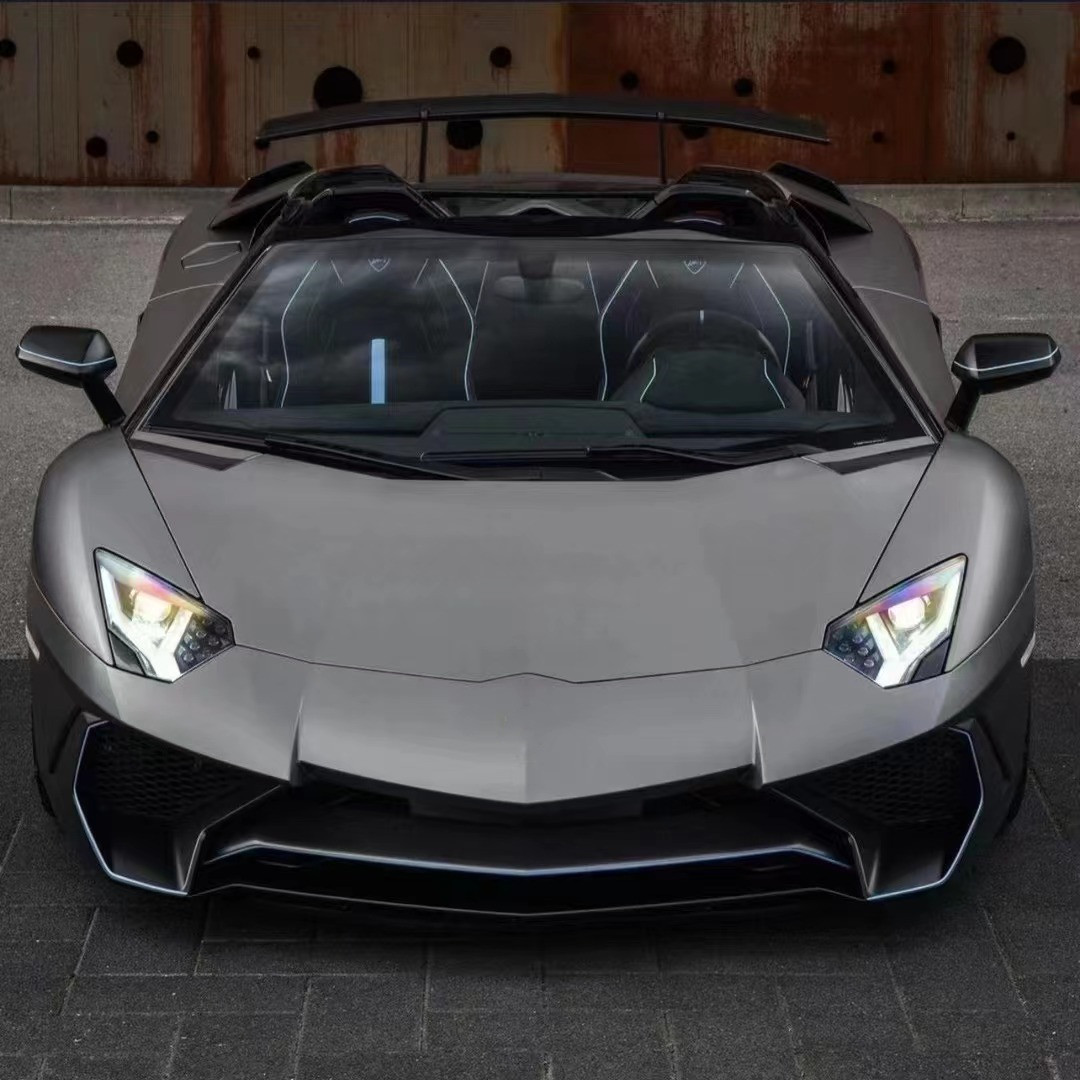 For Lamborghini Aventador LP700 Carbon Fiber Body Kit Aventador Upgraded 740SV Front and Rear Bumper Spoilers