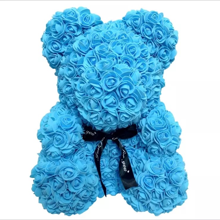 2020 Artificial Foam Teddy Bear Rose Valentine Gift With Gift Box for Valentine's Day
