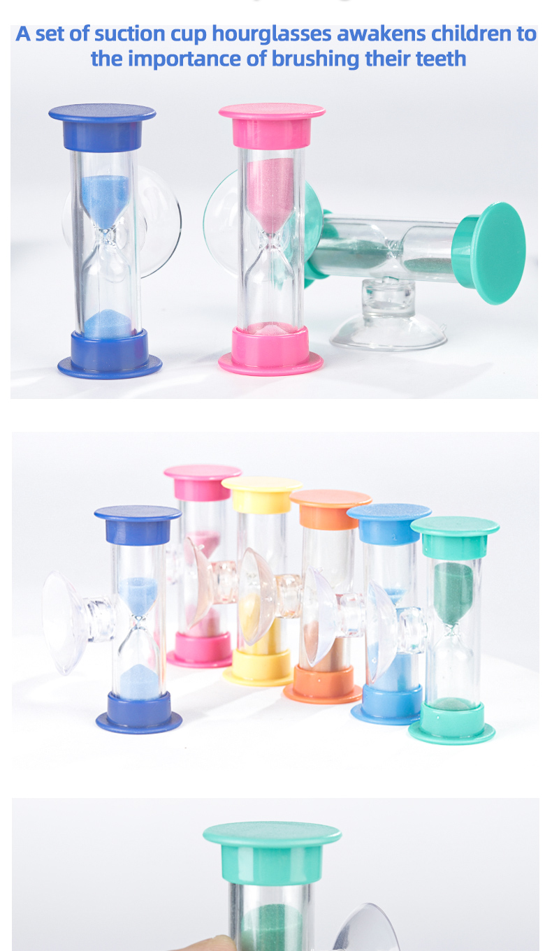 Custom Mini Hourglass Sand Timer 3 Minute 5 Minute 7 Minute Plastic Hourglass Timer