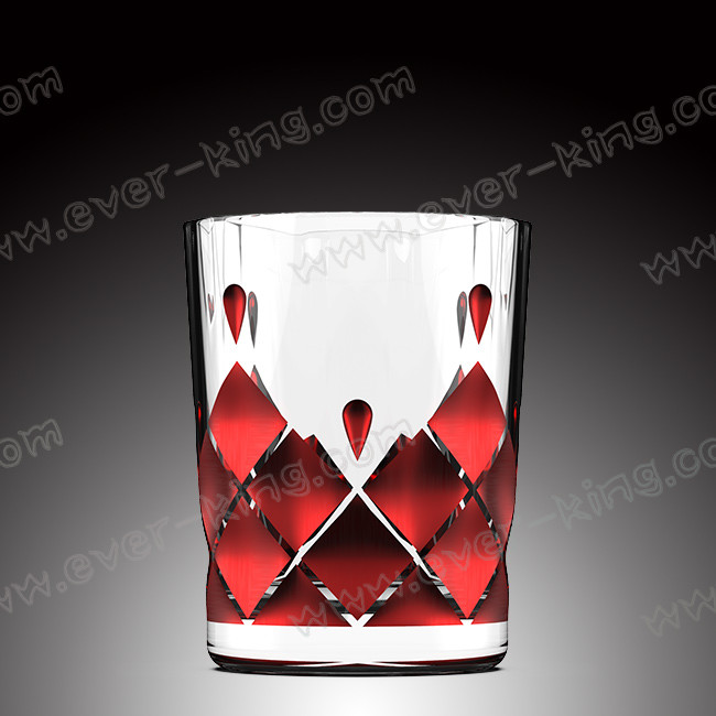 Custom Wine Whisky Drinking Reusable Glass Cup Clear