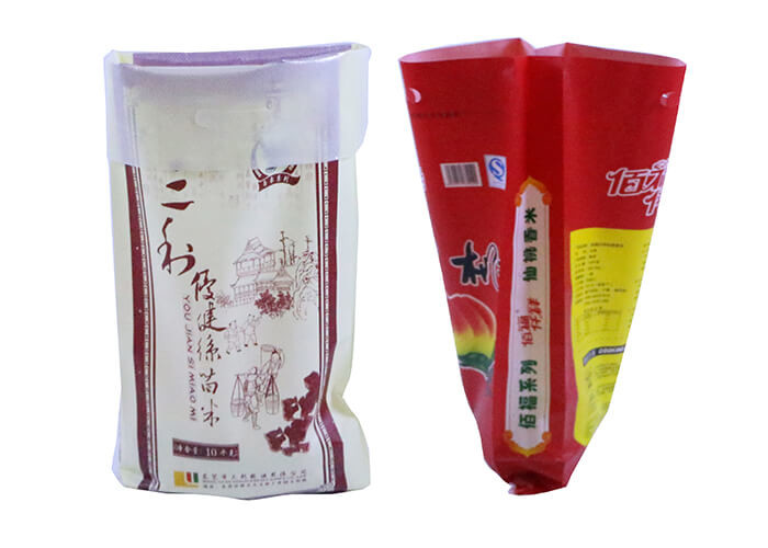 Biodegradable Printed Woven Polypropylene Bags For Flour Seeds Rice 50 Kg
