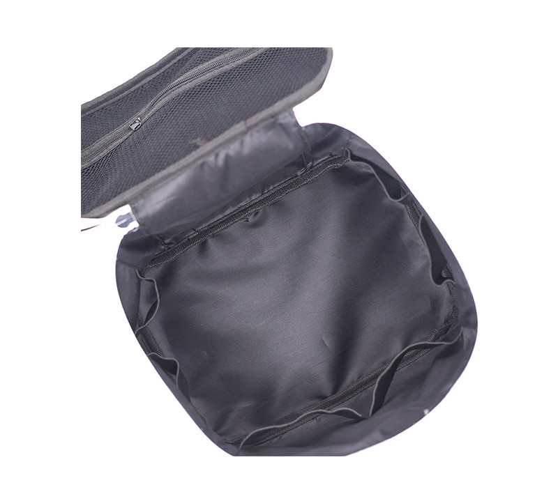 Zipper Closure Ladies Marble PU Leather Makeup Bag Case