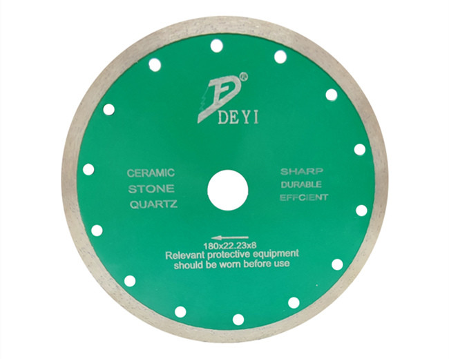Blue Continue Rim Wet Sintered Diamond Disc Cutting Blade Dia 75mm 105mm