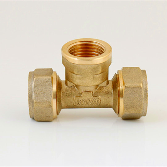 PEX Compression Brass fitting Water Tube Plumbing Materials Elbow Male brass fitting pipe
