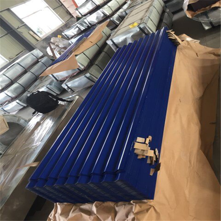 Zinc Coating Building Material 50-180g/M2 Corrugated Steel Roof Sheets