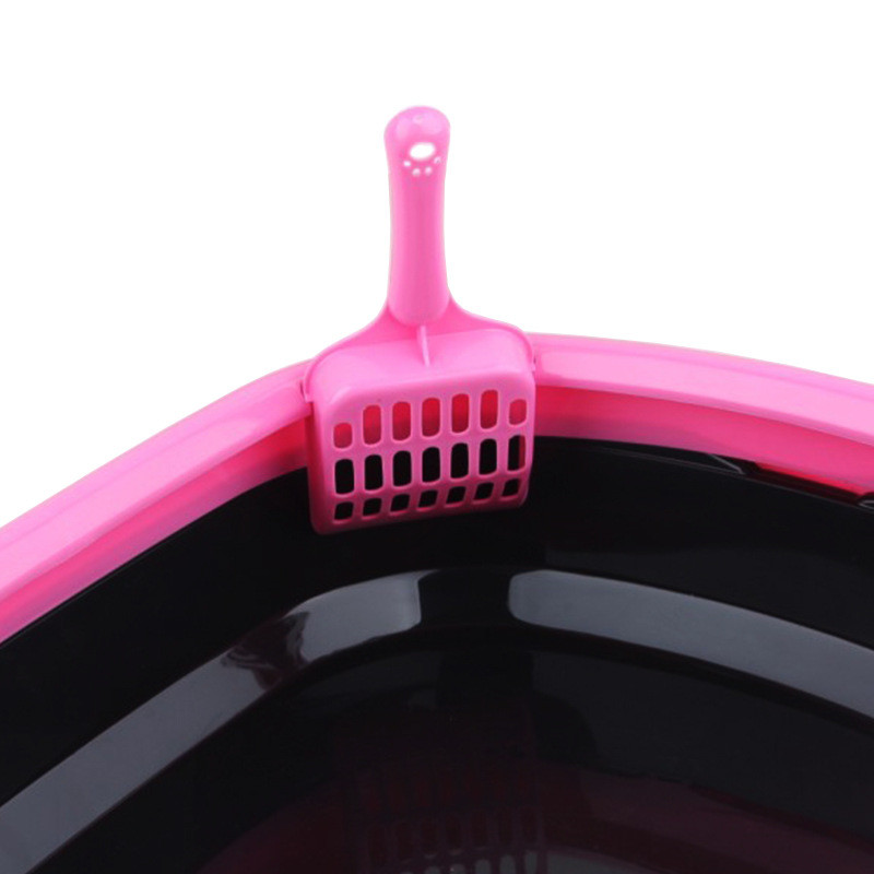 Popular Modern Cat Litter Box 48.5x40x13cm Size Easy Clean For Pet Cat
