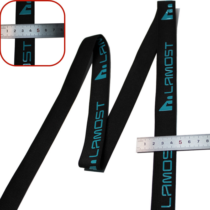 2.4cm Polyester Webbing Silicone Stretch Band 24mm Soft Knit Elastic