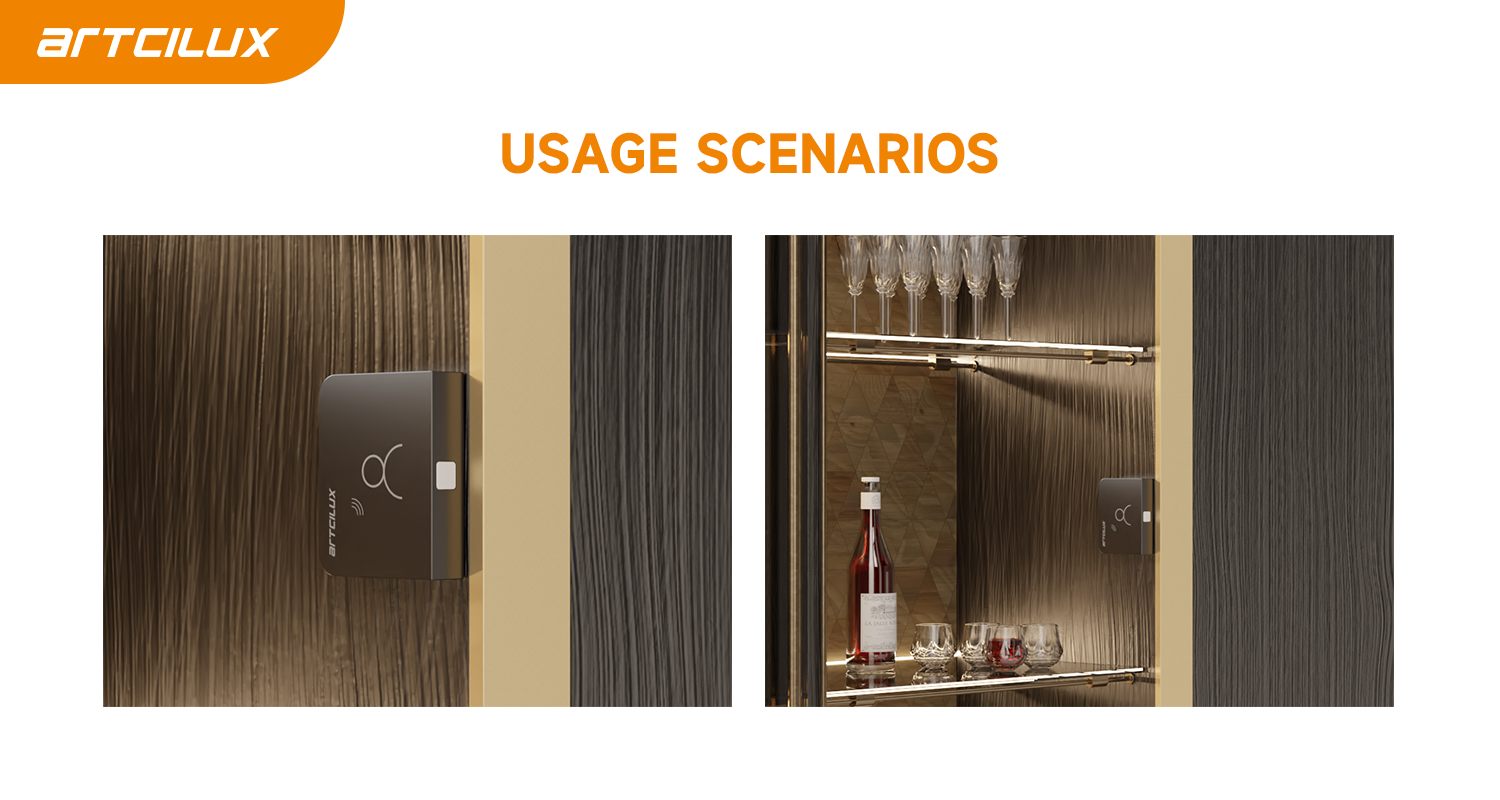PIR Motion Smart Wireless Sensor Switch For LED Lights In Wardrobe Closet Cabinet