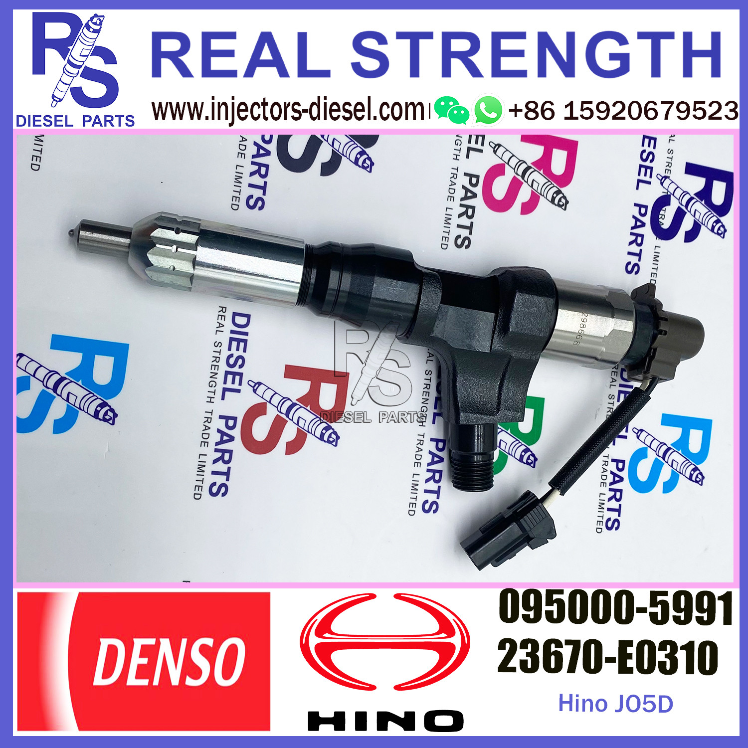injector 095000-5995 23670-E0310 23670-E0311 for HINO J05D UD TRUCK common rail fuel injector 095000-5991 23670-E0310