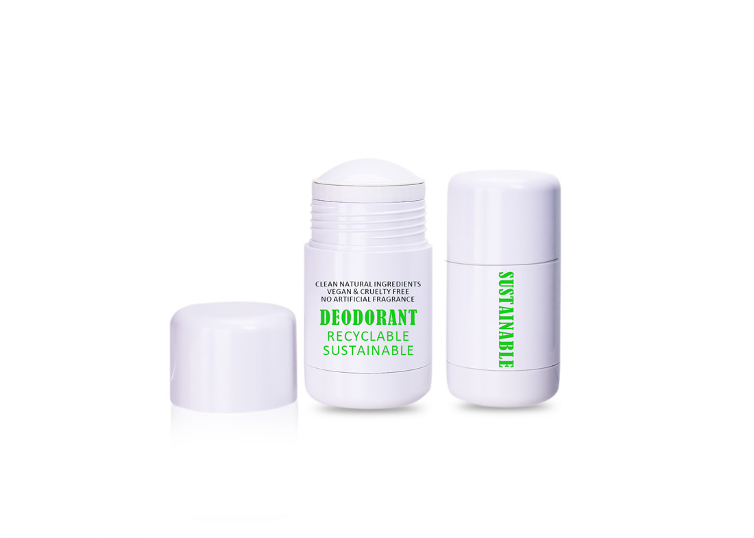 30G,50G Ttwist-up Deodorant Stick Container At Cylinder Round With Refill Up For Wholesale & Custom Packaging Design