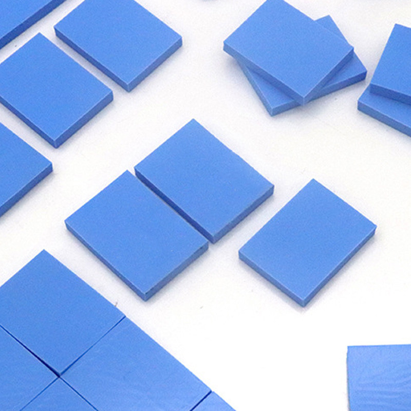 5.0W/m·Kl Blue color soft high thermal conductivity silicone sheet