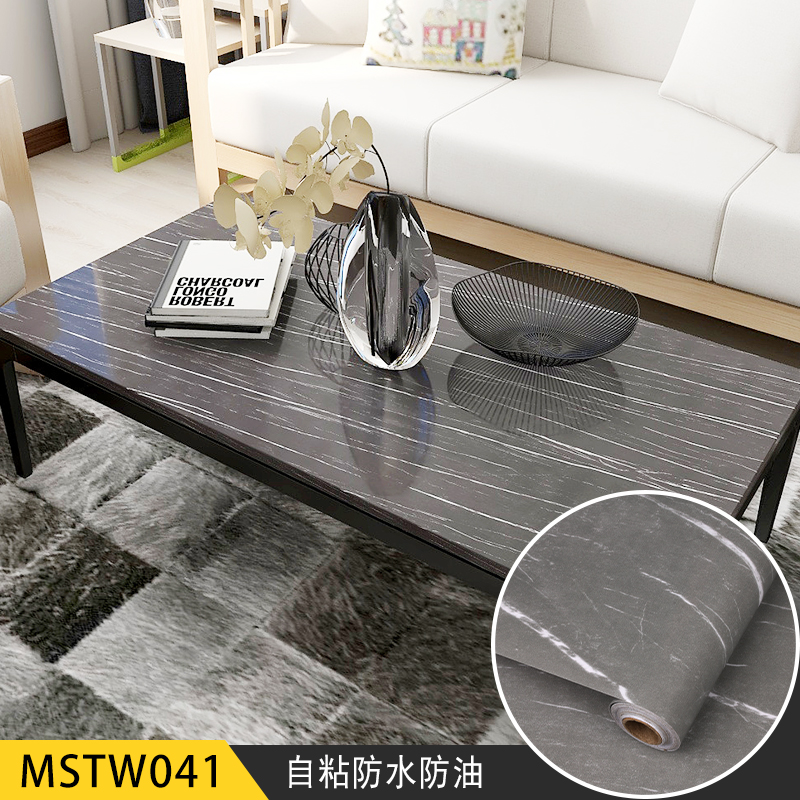 Peel Stick Marble Wallpaper Roll 60cm*10m Size for Table Cupboard Cabinet and Countertop Marble Design Granite Style