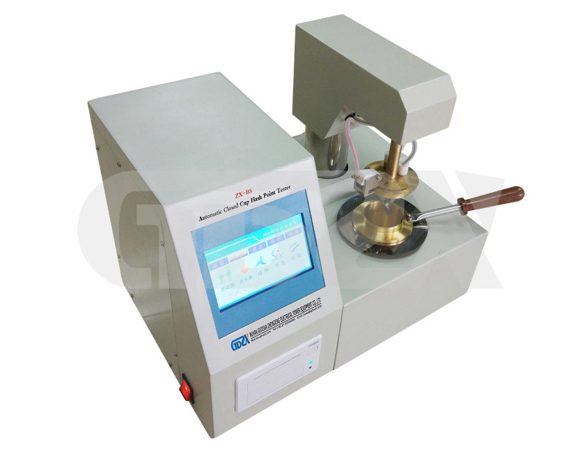 350VA Fully Automatic Closed Cup Flash Point Tester With Color LCD Touch Screen