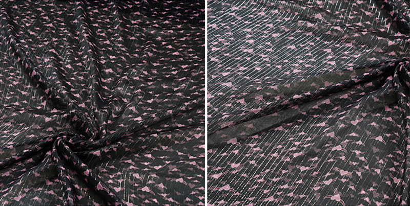 Digital Printed 44 inch Silk Georgette Chiffon Fabric Crepe De Chine Material