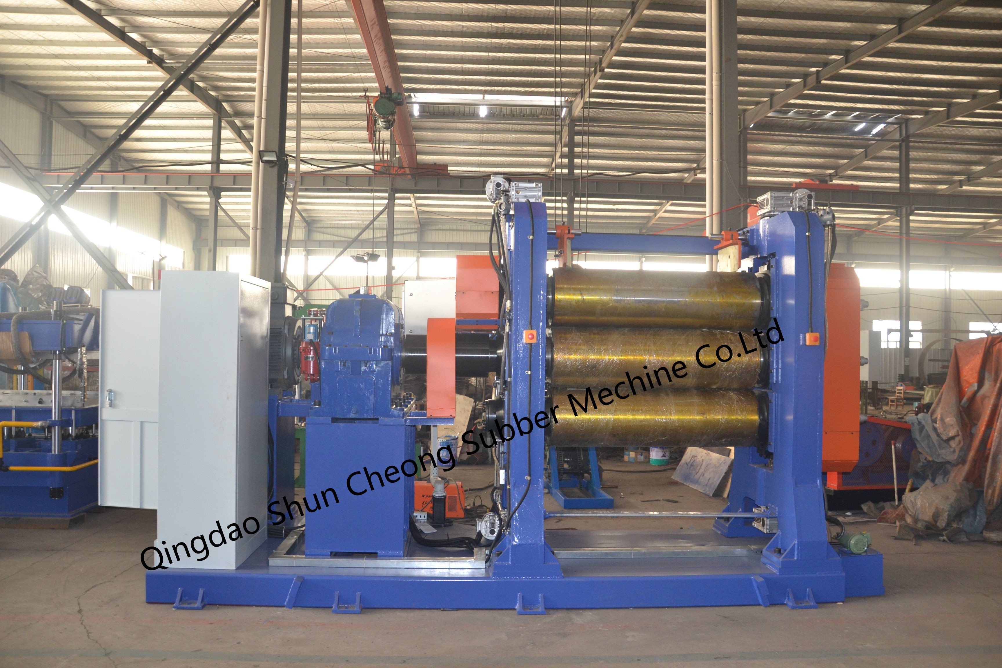 XY-900 Type Three Roller Rubber Calender Machine / Rubber Calending Machine