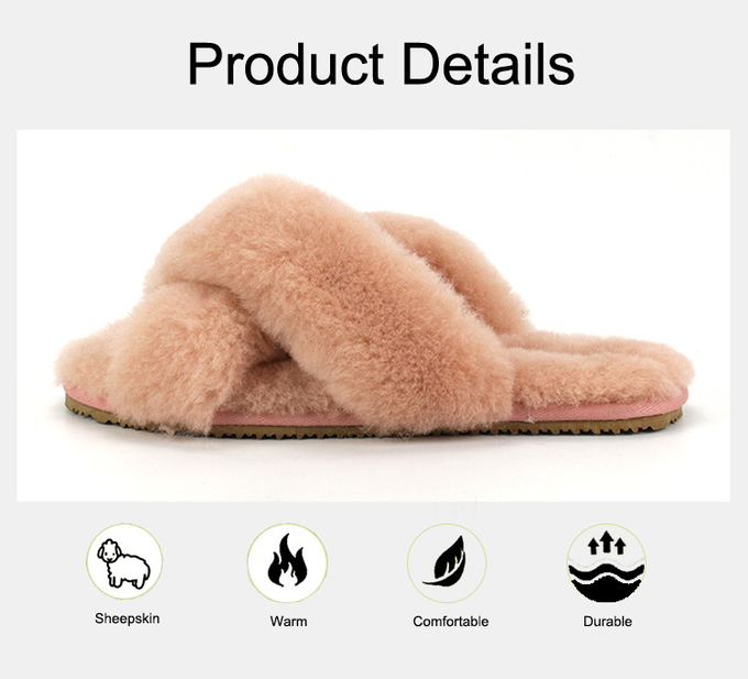 Solid Pattern Summer Slip On Sandals With Synthetic Material OEM