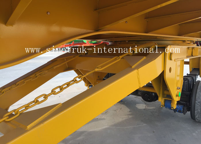 Mn Steel 3 Axles Flatbed Cargo Trailer Carrying 30t Heavy Goods