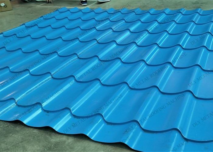 380V Metal Roofing Machine 50hz Color Coated Sheet Making Equipment