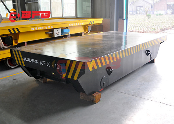 China Customized Yellow Motorized Cart Moving On Rails,BEFANBY Electric Battery Powered Industry Vehicles