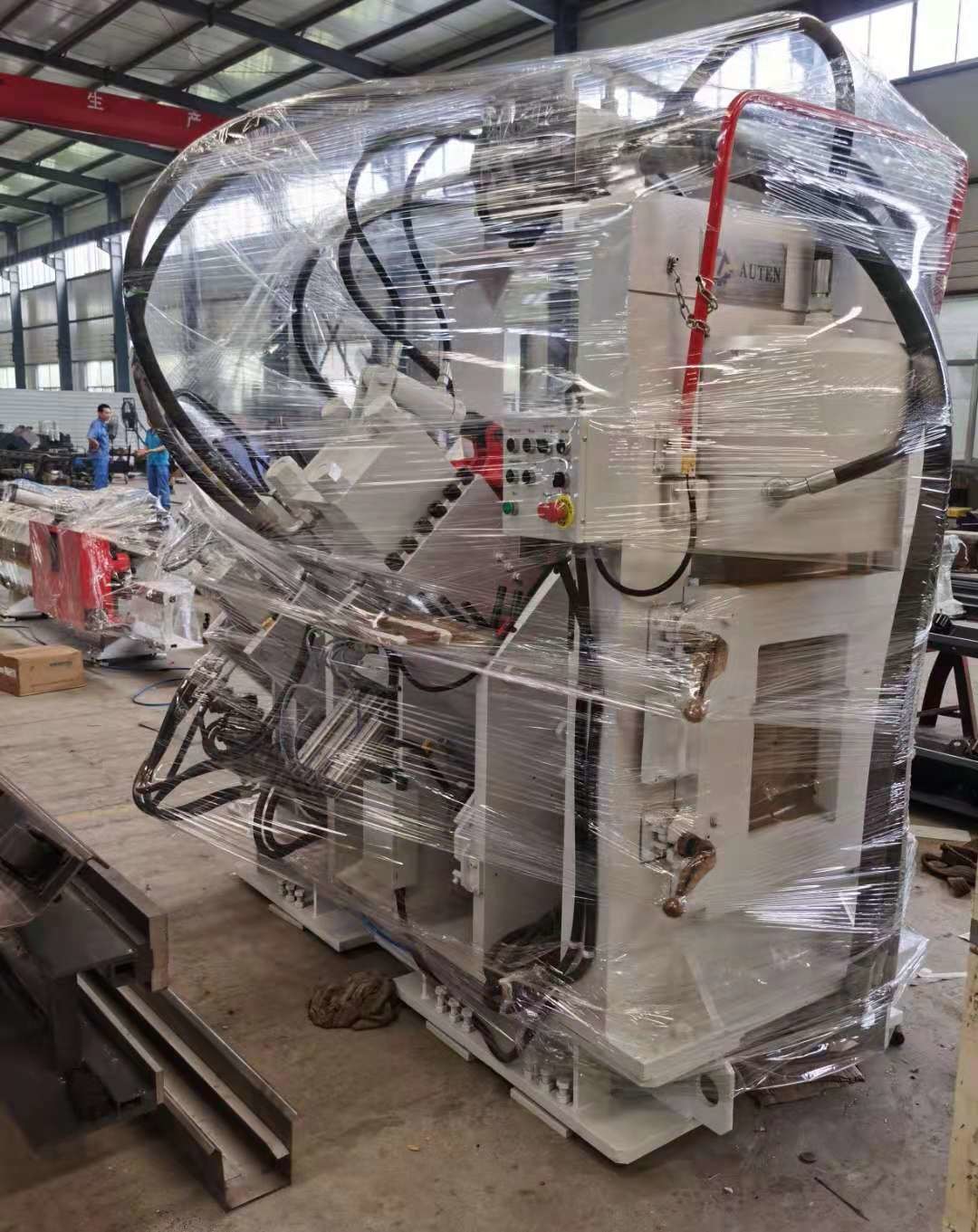 Steel Flange CNC Angle Line Machine With Punching Marking Function