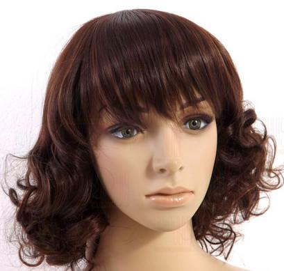 New Stylish Synthetic Hair Wigs Natural Curly Women natural looking synthetic
