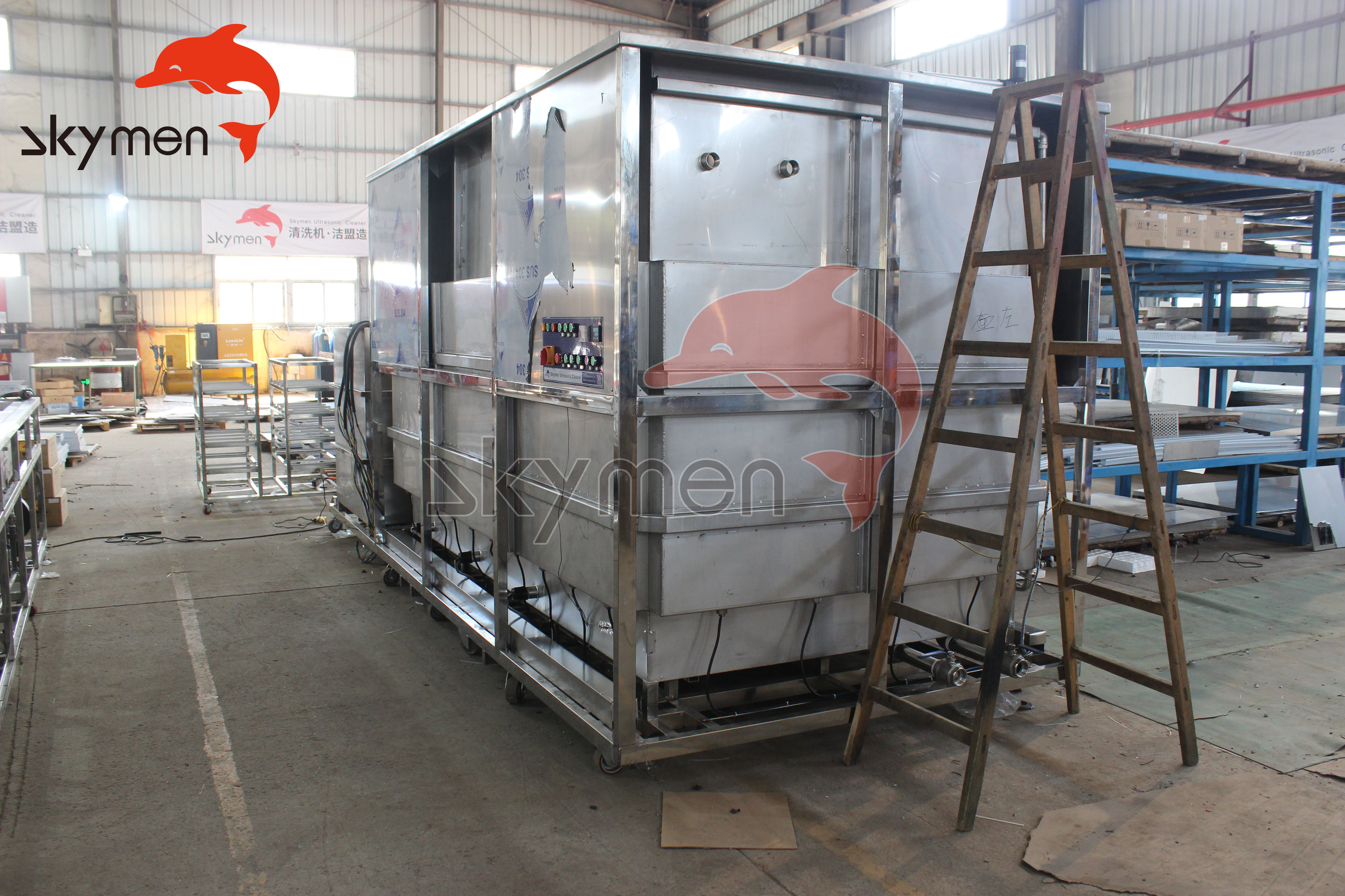 4500L Ultrasonic Washing Machine FCC For Graphite Crucible