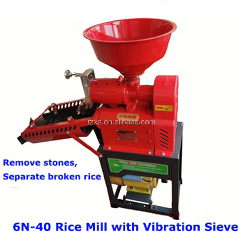 180kg/h Competitive Mini Auto Corn Rice Roller Milling Machine with Polishing Country