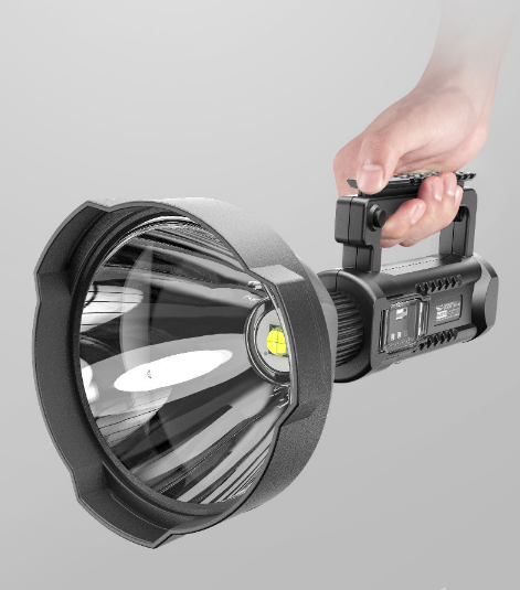 90000 Lumens Outdoor Working Light 6000K Rechargeable Hunting Spotlight
