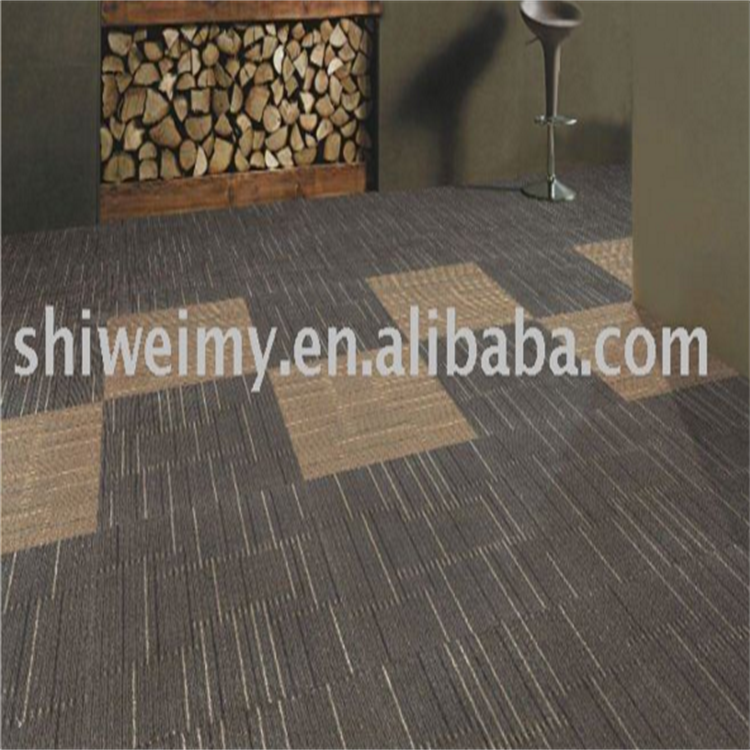 China manufacturer commercial interlock PP carpet tiles