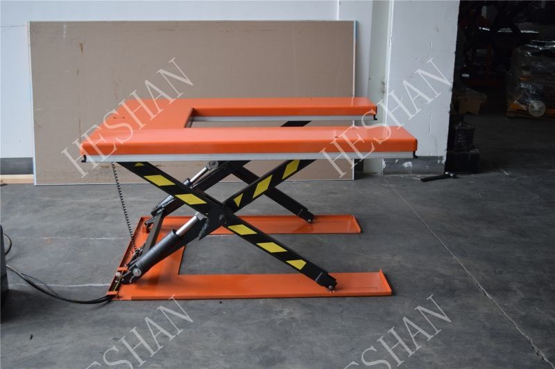 1500KG U Type Economic Electric Hydraulic Hand Pallet Lift Table