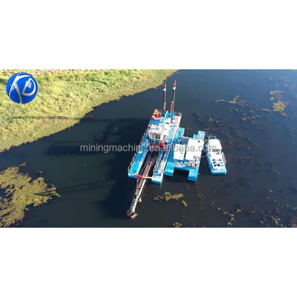 River Sand Cutter Suction Dredger Gold Mining Machine 4000 M3/H