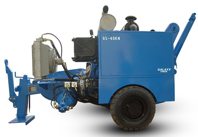 Blue Color 103hp Underground Cable Pulling Equipment