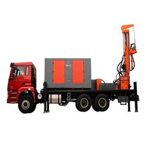 Buy cheap 200m Drilling Depth Water Well Drill Rig 118HP Cummins 115 - 350mm Bore Dia product