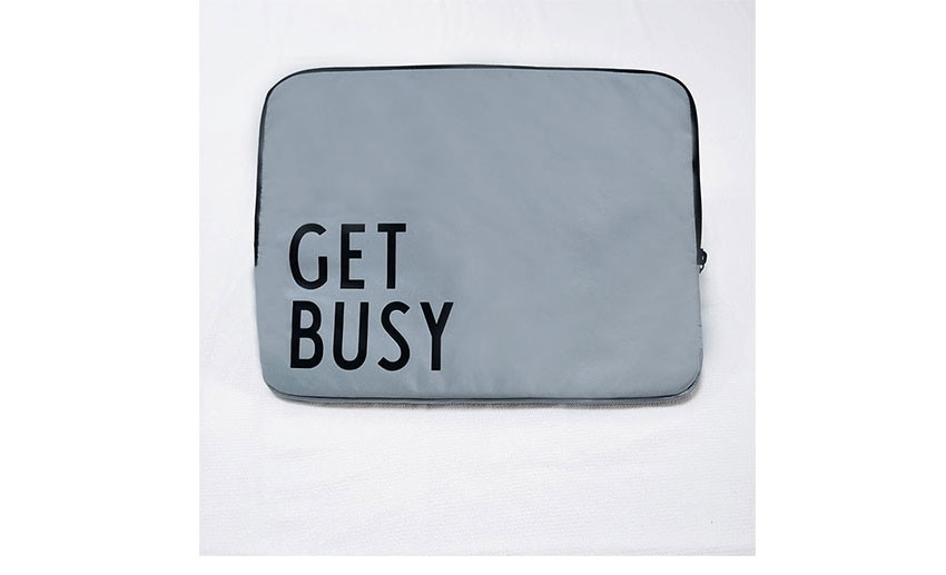 100% Polyester 13 Inches Zippered Sleeve Laptop Bag