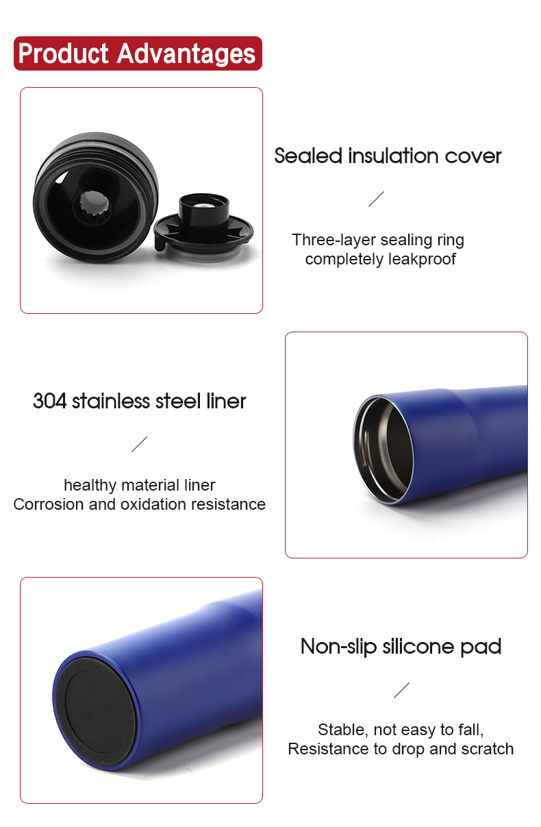 Hot sell 16OZ Double Walled Insulated Vacuum Stainless Steel Coffee Travel Tumblers Mugs, Wholesale Custom Tumbler Cups in bulk