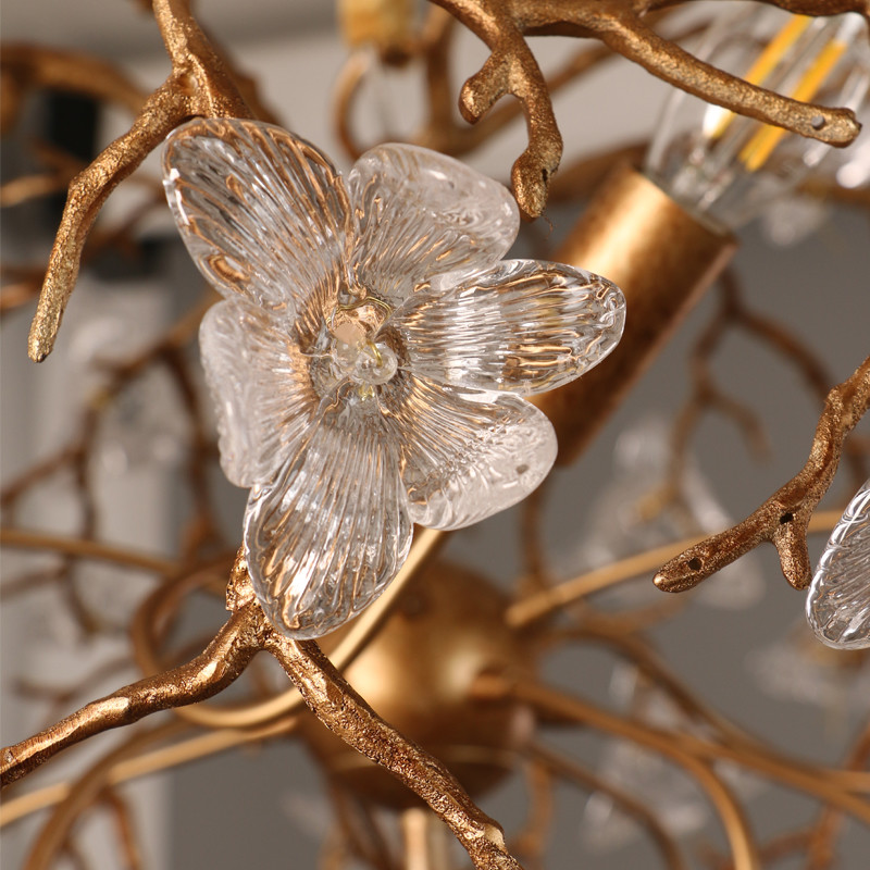Creative Modern LED Bedroom Chandelier With Energy Saving Light Source