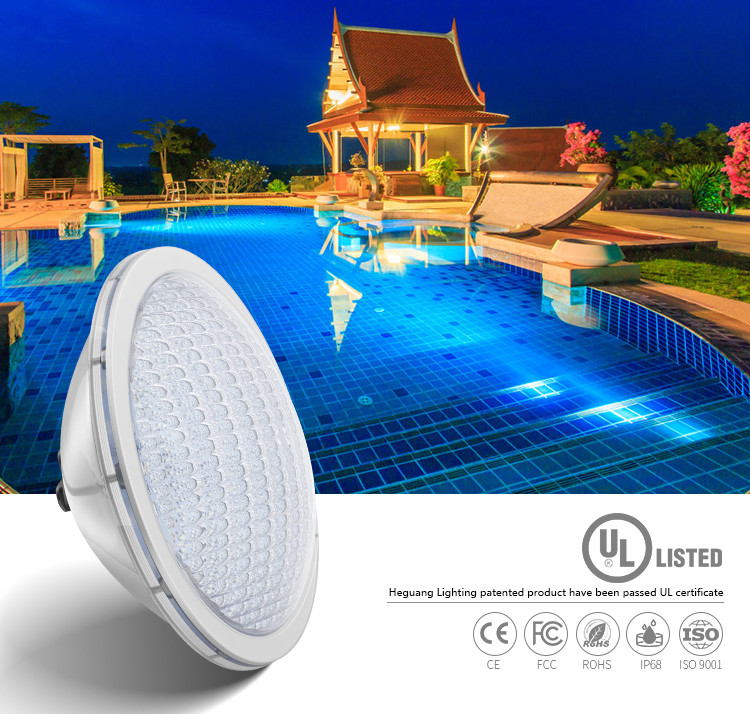 Stainless Steel IP68 Underwater PAR56 RGB 12V DC LED Swimming Pool Light