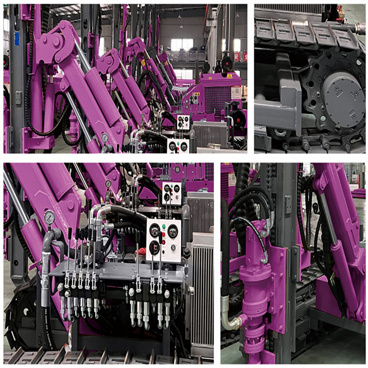 Mining Blast Hole Drilling Rig Equipment Portable Hydraulic DTH Drilling Rig Machine