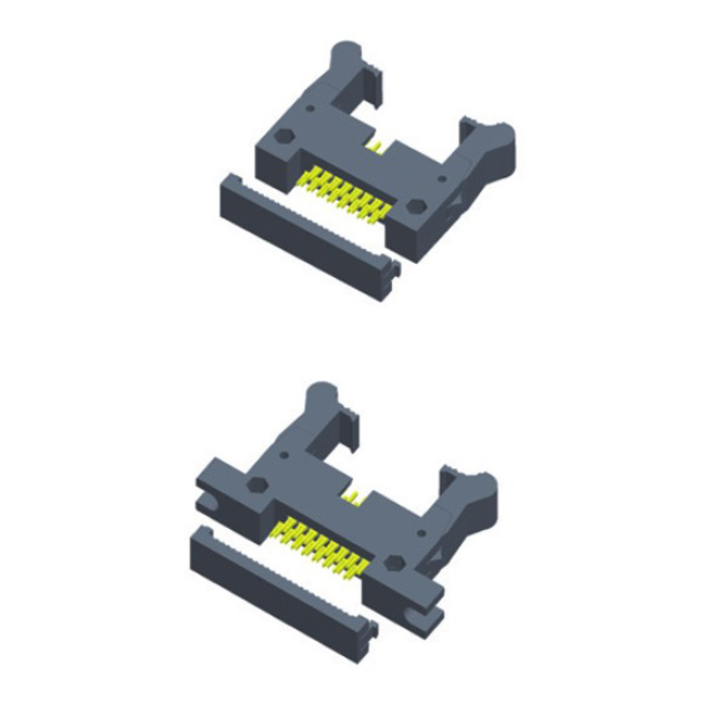 IDC Type Ejector Header 2mm Pitch Current Transmission High Precision