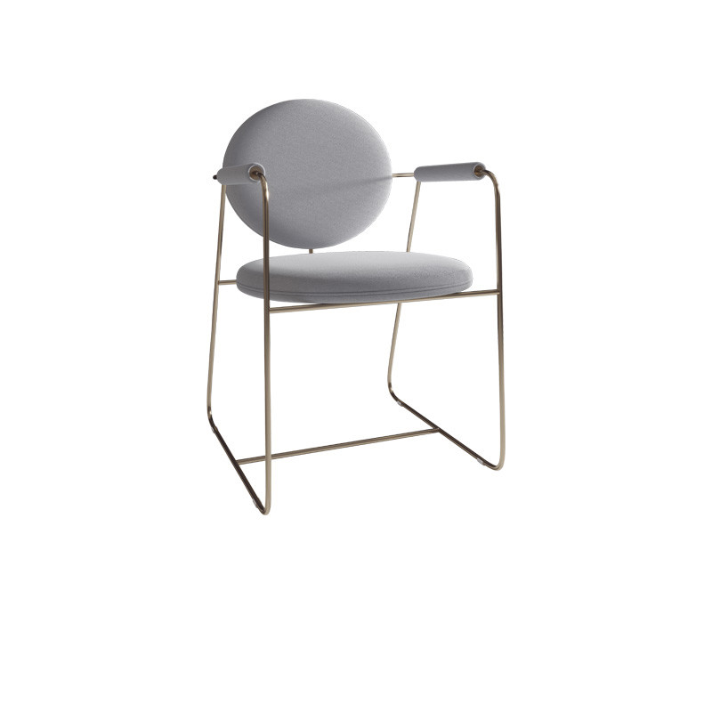 Ergonomic Fabric Dining Chair