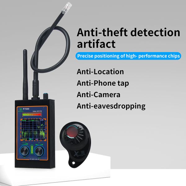 1MHz - 12GHz RF Signal Detector For Wireless Audio Bug And GPS Camera Detection In Aluminum Alloy