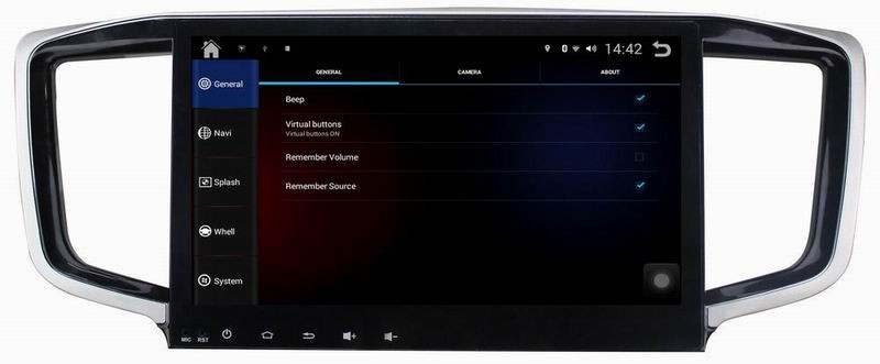 Ouchuangbo Android 4.4 Car Radio DVD Player For Honda Odyssey 2015 Support Wifi 3G GPS BT USB TV SWC