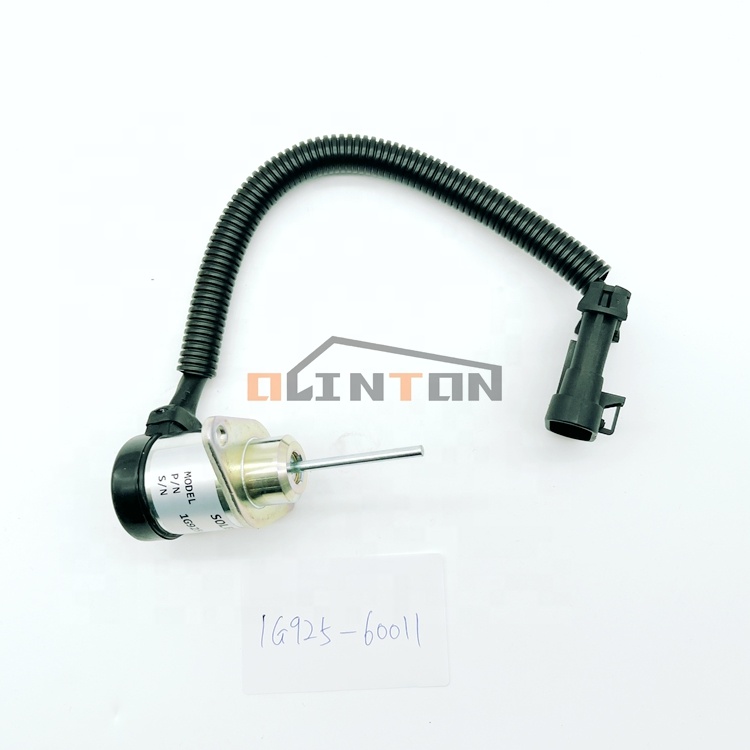 Excavator Flameout Solenoid Valve 1G925-60011 For Engine Shutdown Operation