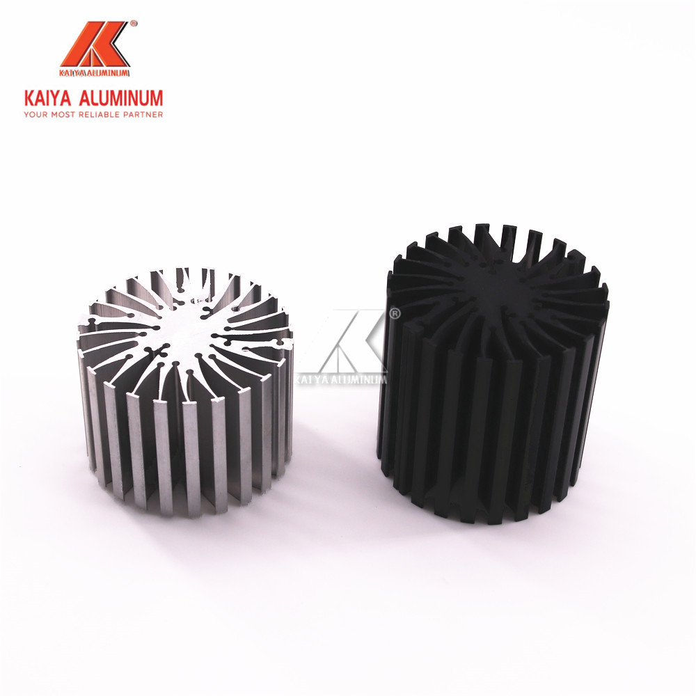 110mm Diameter Spiral Heat Sink Aluminum Profiles For Led Flood Light