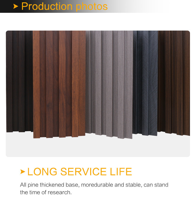 Environmental Protection Wall Panel Wood Grille Groove Solid Wood Wall Panel