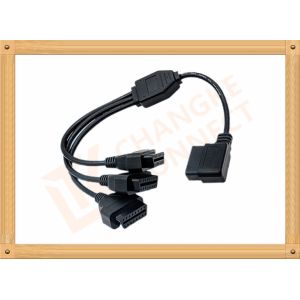 Buy cheap OBD 16 Pin obd2 extension cable Y Type with UL and Rohs standard CK-MF16Y03L product