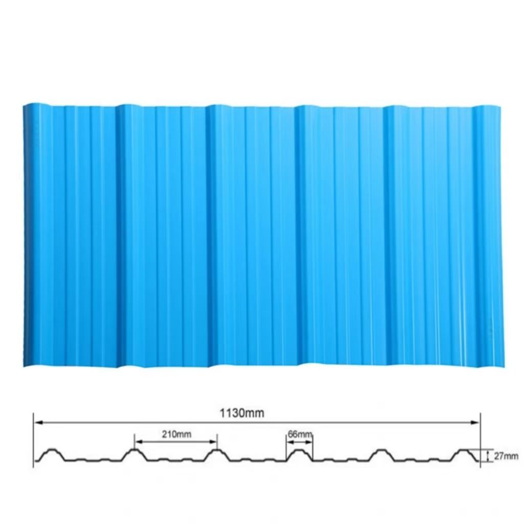 Durable 1.3-3.0mm Thickness PVC Roof Tiles Lifetime Warranty Plastic Product Category