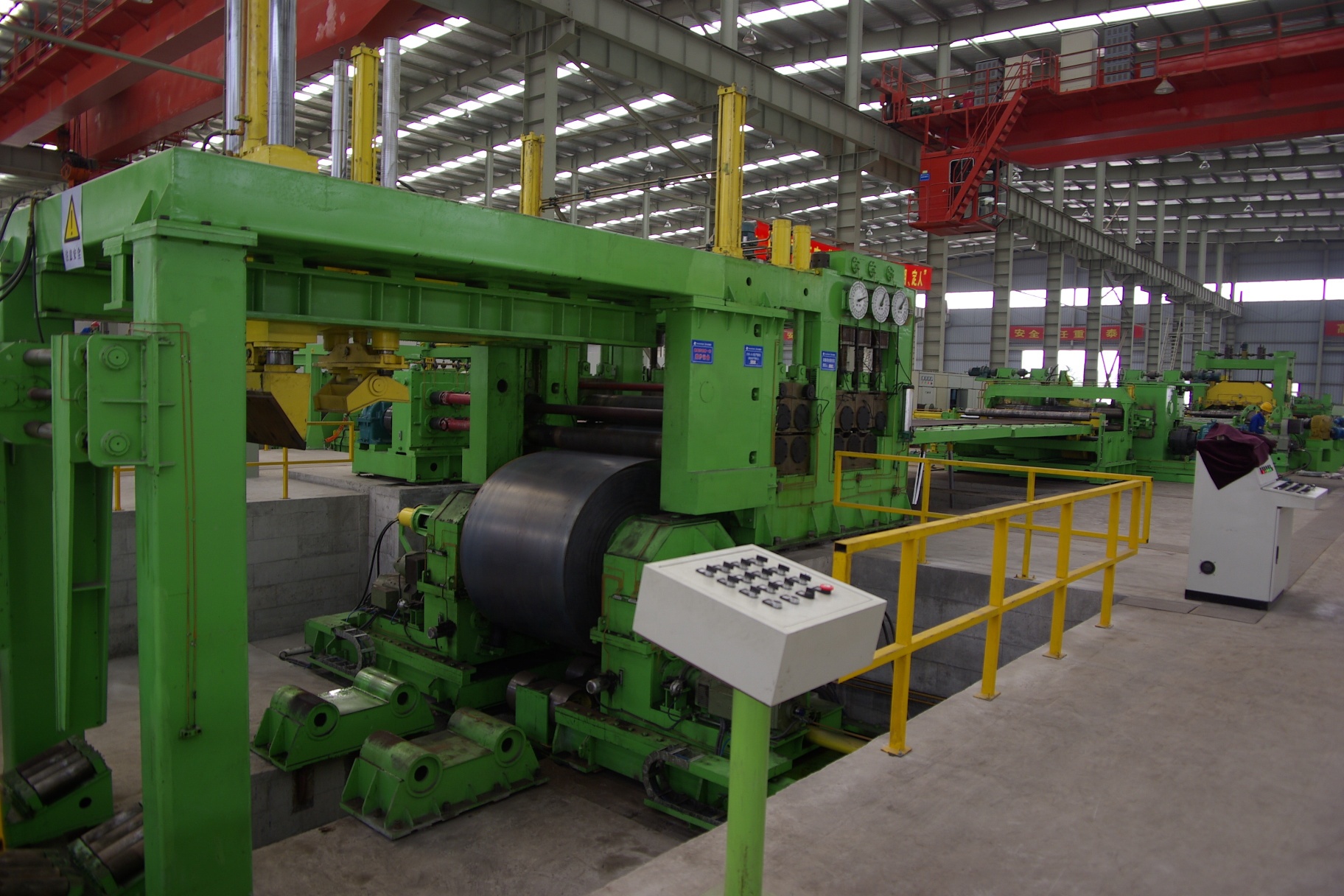 Manufacturing Plant Uncoiler and Cut to Length Line for Steel Coil Work at Competitive