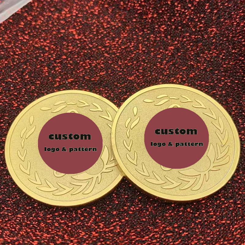 1.5inch Brass Custom Coins Commemorative Custom Made Silver Coins